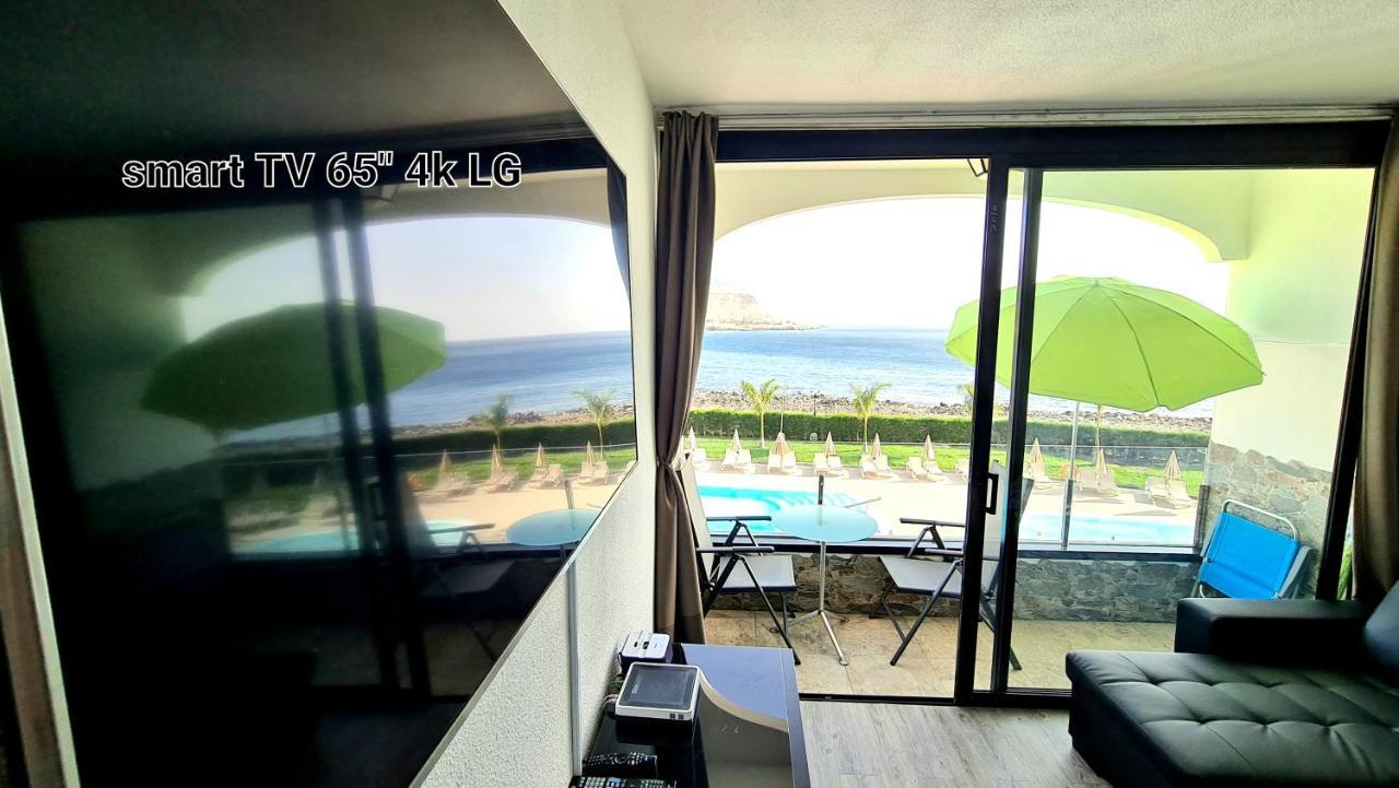 Oceanfront Deluxe-45M,Heated Pools,2Aircondition, 2Tv-65",Dishwasher,600Mb,Lift,Amadores View ! Playa Del Cura  Extérieur photo