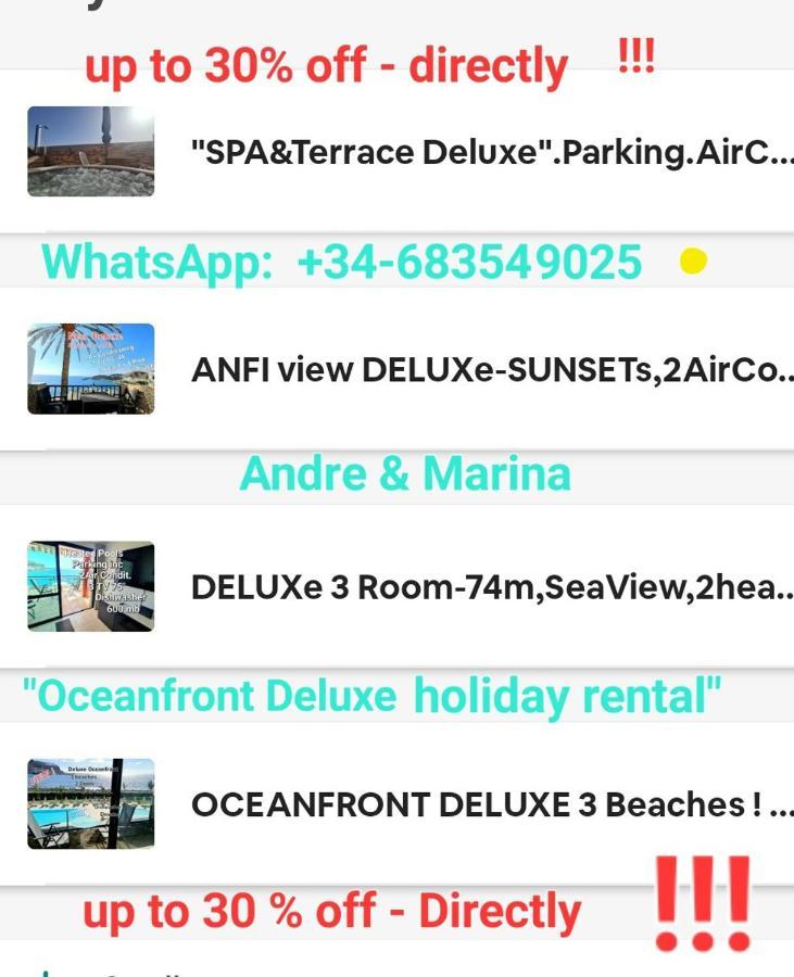 Oceanfront Deluxe-45M,Heated Pools,2Aircondition, 2Tv-65",Dishwasher,600Mb,Lift,Amadores View ! Playa Del Cura  Extérieur photo